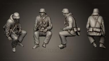 Military figurines (STKW_0186) 3D model for CNC machine